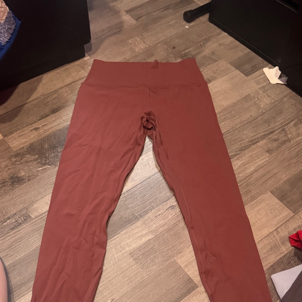 Lululemon Red Align Leggings
